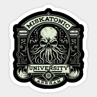 Cthulhu Miskatonic University Sticker